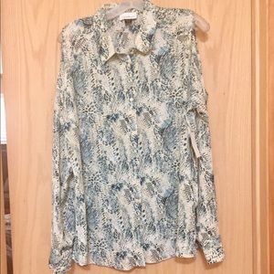 XL Jaclyn Smith Cold Shoulder Women’s Blouse